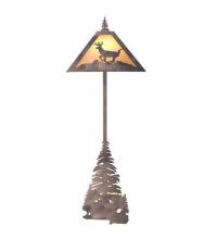 Meyda White 13260 - 77&#34; High Lone Deer Floor Lamp