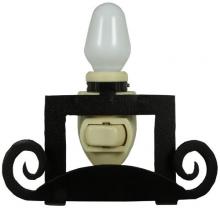 Meyda White 132611 - 4&#34;W Bracket Night Light