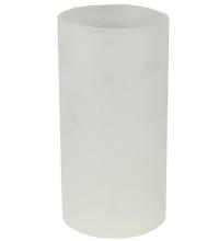 Meyda White 132669 - 3&#34;W Cylindre Frosted Clear Glass Shade