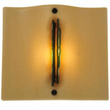 Meyda White 132932 - 12.25&#34;W Metro Fusion Franco&#39;s Glass Wall Sconce