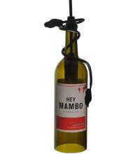 Meyda White 133792 - 5&#34;W Personalized Hey Mambo Wine Bottle Mini Pendant