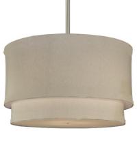 Meyda White 134583 - 72&#34; Wide Cilindro Two Tier Pendant