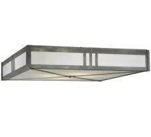 Meyda White 135132 - 36.25&#34; Square Whitewing Flushmount