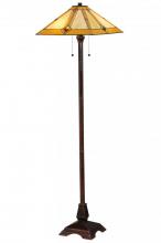 Meyda White 138112 - 62&#34;H Diamond Mission Floor Lamp