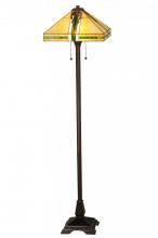 Meyda White 138127 - 62&#34;H Parker Poppy Floor Lamp