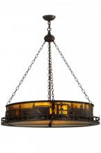 Meyda White 138263 - 36.25&#34;W Train Inverted Pendant