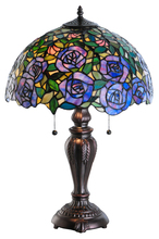 Meyda White 138584 - 24&#34;H Rosebush Table Lamp