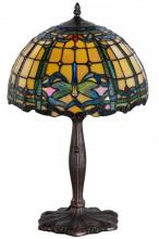 Meyda White 138586 - 19&#34;H Dragonfly Trellis Accent Lamp