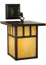 Meyda White 139338 - 9&#34;W Hyde Park Double Bar Mission Hanging Wall Sconce