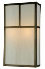 Meyda White 140767 - 10&#34;W Hyde Park T Mission Wall Sconce