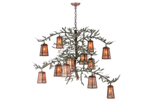Meyda White 140897 - 52&#34;W Pine Branch Valley View 12 LT Chandelier