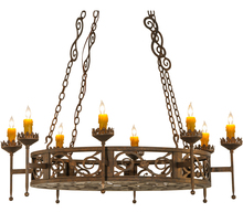 Meyda White 141705 - 48"W Majella 8 LT Chandelier