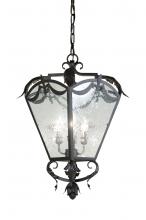 Meyda White 141719 - 13&#34; Wide Fleur 4 Light Pendant