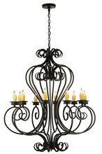 Meyda White 160807 - 42&#34; Wide Fernando 10 Light Chandelier