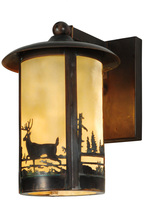 Meyda White 142107 - 8&#34;W Fulton Deer Creek 1 LT Wall Sconce