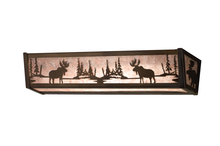 Meyda White 14212 - 24&#34;W Moose at Lake Vanity Light