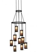 Meyda White 142437 - 35&#34;W Cartier 9 LT Chandelier