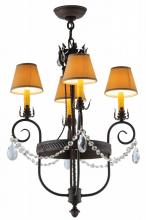 Meyda White 142451 - 19&#34;W Antonia 4 LT Chandelier