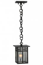 Meyda White 143620 - 6&#34;Sq Mission Hanging Lantern Mini Pendant