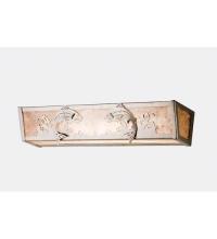 Meyda White 14364 - 24&#34; Wide Leaping Trout Vanity Light