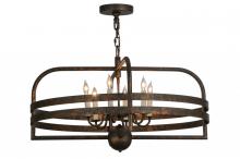 Meyda White 145225 - 32&#34;W Aldari 6 LT Chandelier