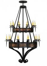 Meyda White 145338 - 48&#34; Wide Costello 20 LT Two Tier Chandelier