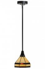 Meyda White 145363 - 8" Wide Topridge Mini Pendant