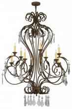 Meyda White 145747 - 48&#34;W Josephine 10 LT Chandelier