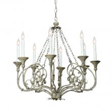 Meyda White 146382 - 42" Wide Rachelle 10 Light Chandelier