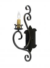 Meyda White 146396 - 5" Wide Fernando 1 Light Wall Sconce