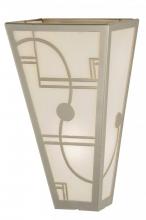 Meyda White 146937 - 8&#34; Wide Revival Deco Wall Sconce