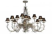 Meyda White 147591 - 50&#34; Wide Twigs 12 Light Chandelier
