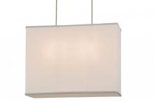 Meyda White 147803 - 20&#34;L Quadrato Oblong Pendant