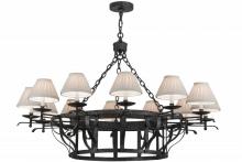 Meyda White 148230 - 52&#34;W Ethel 12 LT Chandelier