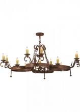 Meyda White 148577 - 60&#34;W Andorra 12 LT Chandelier