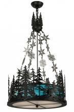 Meyda White 150053 - 22&#34;W Alpine Inverted Pendant