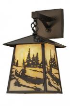 Meyda White 150684 - 8&#34;W Stillwater Canoe At Lake Hanging Wall Sconce