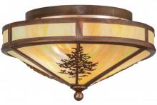 Meyda White 150786 - 16&#34;W Tamarack Flushmount