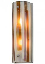 Meyda White 152189 - 5.5&#34;W Metro Fusion Marina Wall Sconce