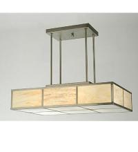 Meyda White 15222 - 30&#34;L Kyoto Oblong Pendant