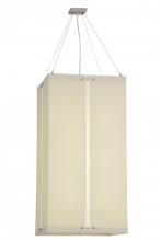 Meyda White 152269 - 22&#34;Sq Quadrato Linne Pendant