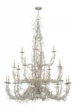 Meyda White 152649 - 54&#34;W Twigs 24 LT Chandelier