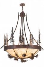 Meyda White 152868 - 50&#34;W Tall Pines Inverted Pendant