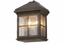 Meyda White 153913 - 8&#34;W Myles Lantern Wall Sconce