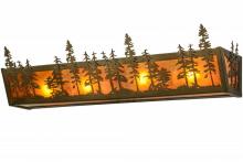 Meyda White 153968 - 30&#34;W Tall Pines Vanity Light