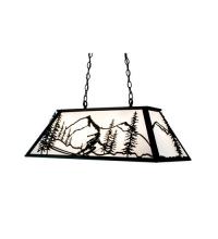 Meyda White 15419 - 33&#34;L Alpine Oblong Pendant