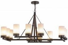 Meyda White 154636 - 48"W Parker 12 LT Chandelier