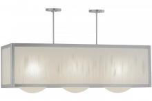 Meyda White 154699 - 44&#34;L Quadrato Convex 3 LT Oblong Pendant