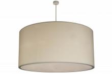 Meyda White 154708 - 72&#34;W Cilindro White Textrene Pendant