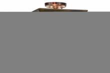 Meyda White 155015 - 11&#34;Sq Oak Leaf & Acorn Flushmount